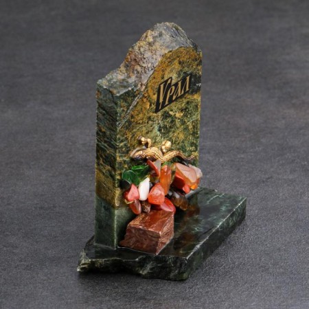 Souvenir-Skol "Lizard", with stones, small, mix-1