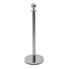 Silver fence stand Calligrata, height-95cm, diameter 5.1 cm, floor diameter-32cm