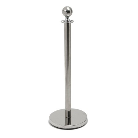 Silver fence stand Calligrata, height-95cm, diameter 5.1 cm, floor diameter-32cm