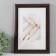 Photo frame Plastic "Mira" 20x30 cm dark nut (plastic screen)
