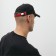 Men's baseball cap with minku cuts Black color, river 58