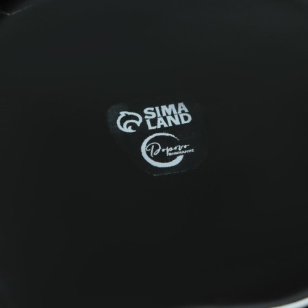 Ceramic Black Marble Coramic plate, 27 cm, black color-7