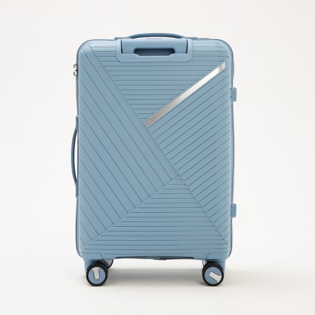 Middle suitcase 24 ", lightning department, code castle, 4 wheels, blue color-5
