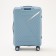 Middle suitcase 24 ", lightning department, code castle, 4 wheels, blue color