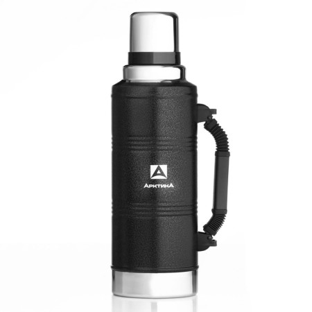 Thermos "Arctic. UAZ", 2.2 l, with a pen, retains heat 48 hours, black-2