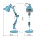 The desktop lamp N-123-E27-40W-LBU E27 with the base of the blue