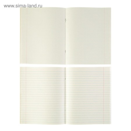 A set of subject notebooks of 48 sheets, "black-white", 10 items with reference material, covered paper cover, block No. 2, whiteness 75% (gray sheets)-9