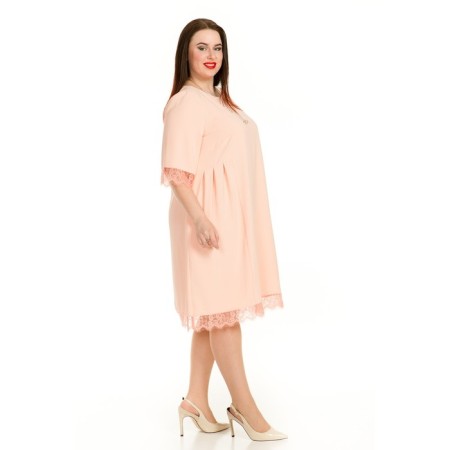 Female dress, size 52, powder color-3