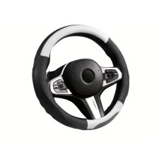 Carfashion Laredo steering wheel, size m, black/white
