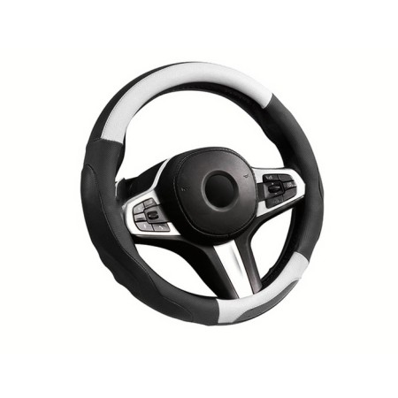 Carfashion Laredo steering wheel, size m, black/white