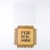 Cookie box, confectionery packaging with PVC lid, “for a real man”, 18 x 18 x 3 cm