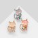 Brooch "cat" assorted, color mix (indivisible packing 12 pcs., Price per pcs.)