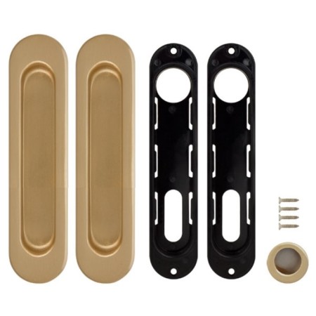 Armadillo SH010SG-1 sliding doors handle, matte gold color-3