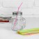 A cocktail tube, plastic, set of 100 pcs.