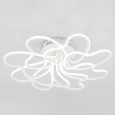 Светильник потолочный Eurosvet Floret 90135/8, LED, 210 Вт, 3300/4200/6500К, 14400Лм, 650х650х200 мм, пульт ДУ, цвет белый