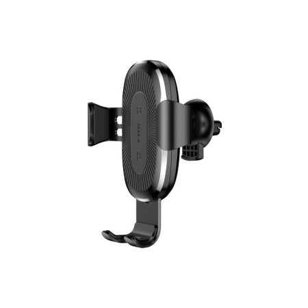 Holder for a smartphone in a car Baseus in an air duct, wireless charging, 2 a, 10W, black-2
