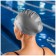 Hat of swimming adult Onlytop, silicone, girth 54-60 cm, Mix color