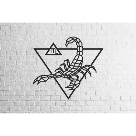 Wooden decor wall -up "Scorpio", panel, puzzle Ewa Design