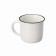 Porcelain shade mug "New Year. Santa Claus with sleds ", 380 ml, white color