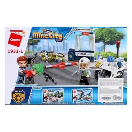 Designer Patrol "Police pursuit", 3 minifigurs and 98 details-1