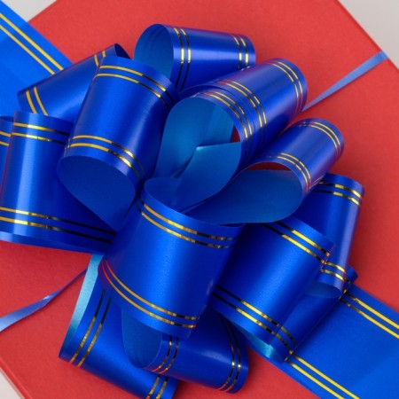 Bant-Shar No. 5 "Golden Strips", blue color-1