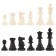 Chess figures, plastic, king H-9 cm, pawn h-4.1 cm