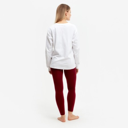 Female thermal underwear (leggings), red color, size 50-52 (l)-8