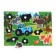 Developing toy "Fun Velcro", animals, blue tractor
