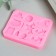 Mold Silicon "Witch Schabash" 10 items 0.8x6.5x8 cm