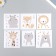 Sticker of plastic interior on the switch "animals" set of 6x10 cm sheets