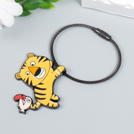 Tag Metal on the Tigerok with Pisces Tigeron Emal 5.2x4.1 cm-2