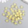 Plastic beads "Flower with yellow middle" Gloss 20 grams 0.6x1.2x1.2 cm