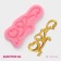 Mold Dolyana "pattern", silicone, 12 × 5.5 cm, color mix