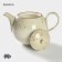 Teapot Porcelain Hot Magistro Mediterana, 900 ml, beige color