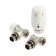 The thermostatic STT set, for the radiator, 1/2 ", with thermogram