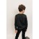 Jumper for boys, height 110-116 cm, dark gray color