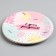 Disposable paper plate "Happy Birthday", 18 cm