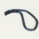 Busins ​​made of natural stone "Cat Eye", set 46 pcs., Size 1 pc. -8 mm, matte dark blue