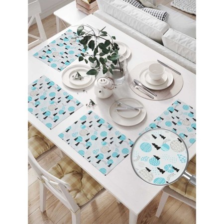 A set of napkins with a photo print, size 46x32 cm, 4 pcs.-1