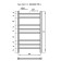 Electric towel Grois Nex GR-112, 400x800 mm, 8 crossbars, lower, black