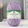 Yarn "soft cotton" 70% cotton, 30% nylon 220m/100g (058 lilac)