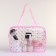 Lightning cosmetic bag, pink color