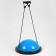 Half -sphere bosu gymnastic, with a pump, 46x20 cm, blue color