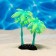 The artificial aquarium "palm tree", luminous, 14 cm, green