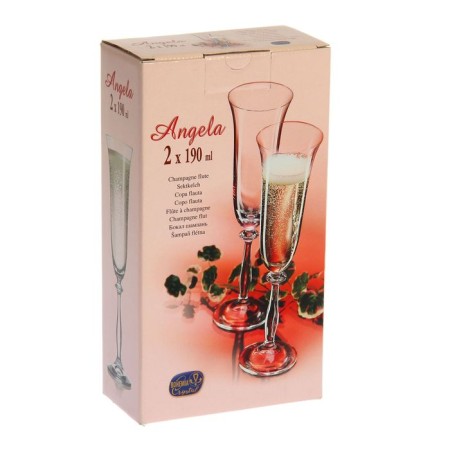 A set of fuepers for champagne "Angela. Wedding ”, 190 ml, 2 pcs.-2