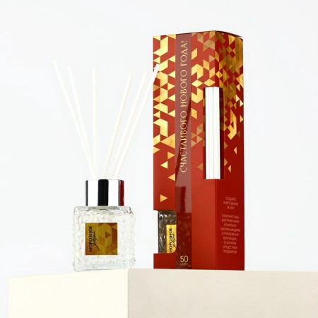 Diffusor Aromatic sticks New Year's "Happy New Year", for the New Year, 50 ml, aroma frosty freshness-1