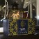 Garland "fringe" 3 × 0.6 m, IP44, UMS, white thread, 160 LED, yellow glow, white flicker, 220 V