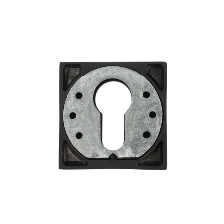 Lockland cylinder lining, square, with mount, black color-2