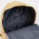 Youth backpack from textiles, 3 pockets, yellow color