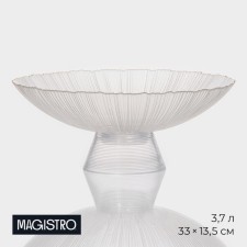 Vase made of glass for fruits 